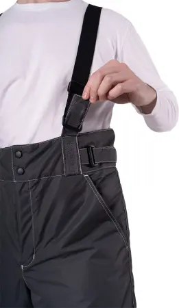 Костюм СТАРАТЕЛЬ ИМПОРТ зимний с БР (серый/красный)