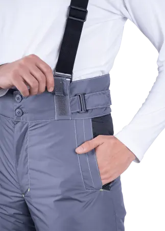 Брюки ЭДВАНС зимние (серый/т.серый/черный)