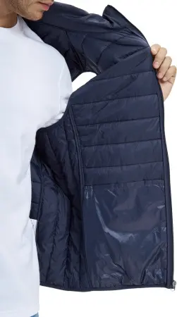 Жилет ДЕМИ стеганый зимний (т.синий)