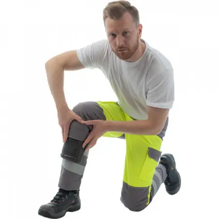 Брюки BRODEKS MS38-61 мультизащитные (желтый/серый) Брюки BRODEKS MS38-61 мультизащитные (желтый/серый)