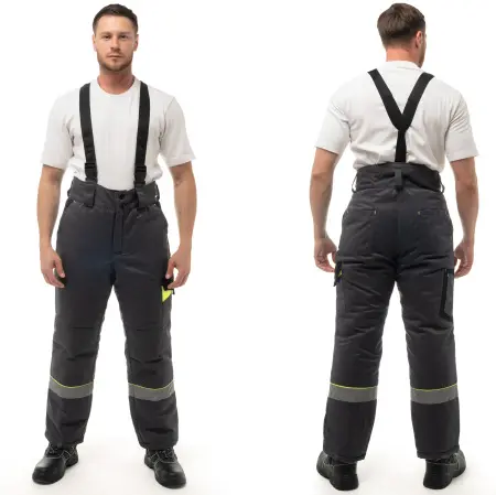 Костюм КОРВЕТ зимний с БР 4 класс (т.серый/черный/лимон)