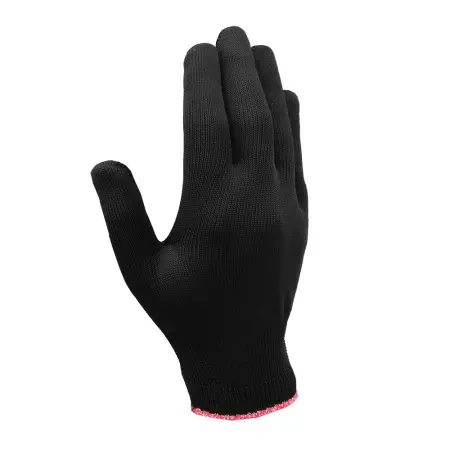 Перчатки нейлоновые тонкие 3-нити 13 класс (черный)