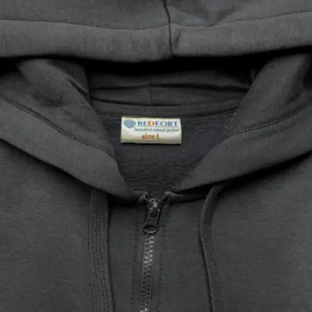 Толстовка REDFORT 281(нм) с капюшоном на молнии (черный)