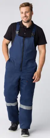 Полукомбинезон ЭКСПЕРТНЫЙ-ЛЮКС зимний  (т.синий)