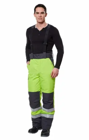 Костюм КРОН зимний с БР (лимон/т.серый)