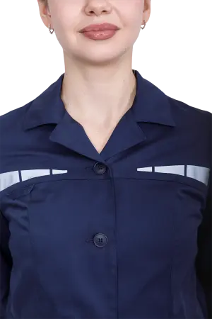 Халат ОПЕРАТОР женский (т.синий)