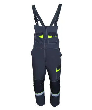 Костюм ОРЕГОН-МЕМБРАНА зимний с ПК (т. серый/черный/лимонный)