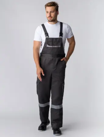 Костюм ТИТАН СОП с капюшоном с ПК (т.серый/св.серый)