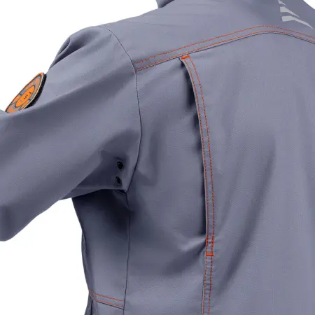 Костюм РИВЕР с БР (серый/черный/оранжевый)