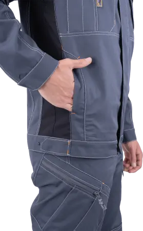 Куртка ПЕРФЕКТ (серый/черный)