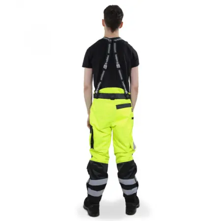 Брюки BRODEKS KW 308 зимний (черный/желтый)