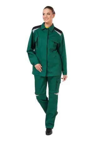 Костюм АЛАТАУ женский с БР (черный/зеленый)