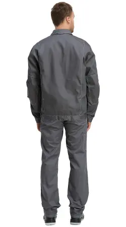 Куртка RONTA KR3080 (т.серый/св.серый)