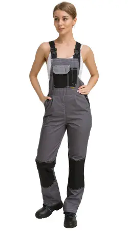 Костюм RONTA KS215 женский с ПК (т.серый/серый/черный)