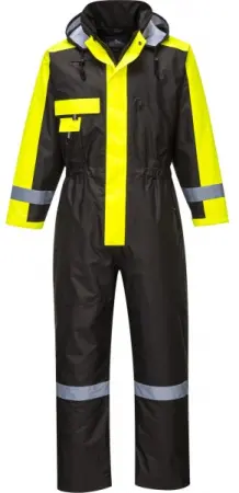 Комбинезон PORTWEST S585 зимний (черный/желтый)