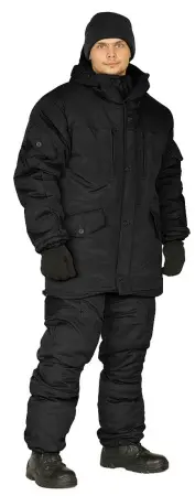 Костюм ГОРКА зимний с БР (черный)