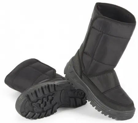Сапоги ДУТЫЕ ПВХ женские (черный)