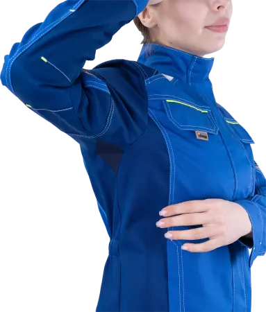 Куртка ТУРБО SAFETY женская (василек/синий)