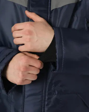 Куртка ЛИГОР СОП зимняя (т.синий/васильковый)