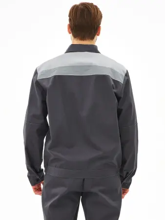 Костюм ЛИПЕЦК-2 СОП CH с ПК (т.серый/св.серый)