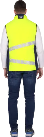 Жилет ACTIVE утепленный (желтый/синий)