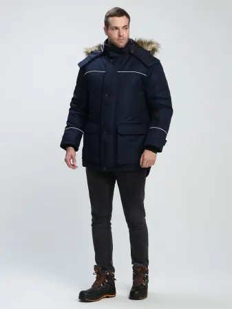 Куртка АЛЯСКА-ЛЮКС зимняя (т.синий)