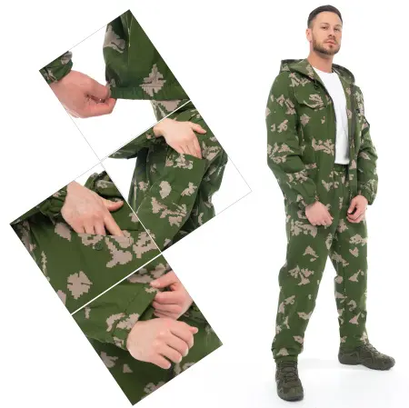 Костюм ПОГРАНИЧНИК с БР (кмф хаки/серый)