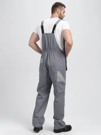 Костюм ДРАГА-2 с ПК (серый/св.серый/оранжевый)