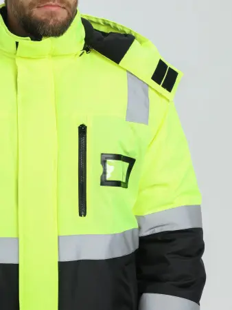 Костюм PROFLINE SPECIALIST зимний сигнальный с БР (желтый/черный)