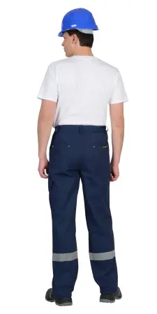 Брюки БОСТОН с СОП (т.синий/василёк)