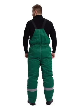 Костюм ВЬЮГА зимний с ПК (т.зелёный/жёлтый)