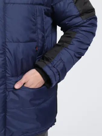 Куртка ЕВРОПА зимняя (т.синий/черный)