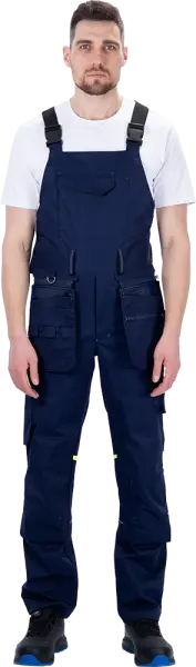 Полукомбинезон ACTIVE FLEX / АКТИВ ФЛЕКС (т.синий/флуоресцентный желтый)