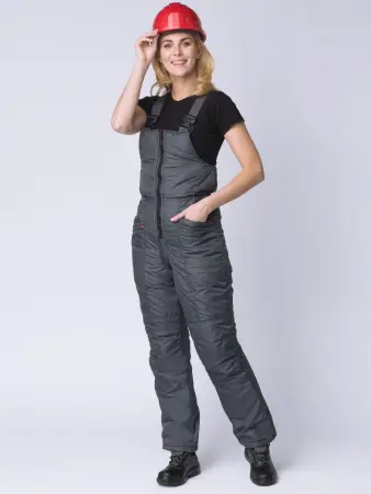 Полукомбинезон САКРИН зимний женский (т.серый)