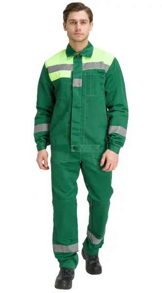 Костюм RONTA KS811 с БР (т.зеленый/лайм) Костюм RONTA KS811 с БР (т.зеленый/лайм)