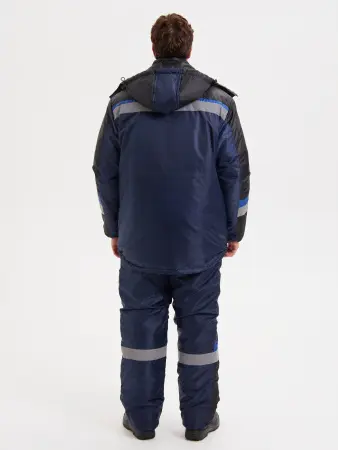 Костюм ГРАДУС зимний с ПК (синий/черный/василек)