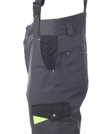 Костюм КОРВЕТ зимний с БР (т.серый/черный/лимон)