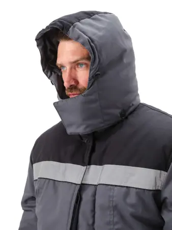 Костюм ВЬЮГА зимний с ПК (т.серый/чёрный) Костюм ВЬЮГА зимний с ПК (т.серый/чёрный)