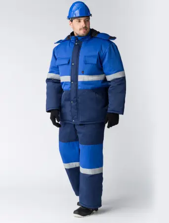 Костюм ПРОФИ-НОРД зимний с ПК (т.синий/васильковый)