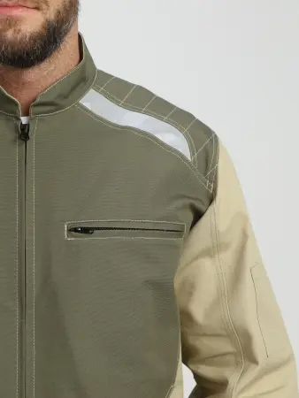 Куртка ЧЕЛСИ CH (хаки/бежевый)