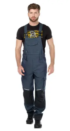 Полукомбинезон ЛЕВЕЛ (синий/черный)