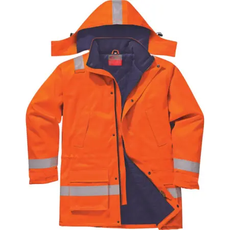 Куртка PORTWEST FR59 зимняя антистатическая огнестойкая (оранжевый)