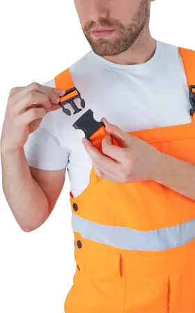 Костюм БРАЙТ сигнальный с ПК (оранжевый/синий)