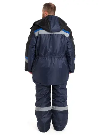 Костюм ГРАДУС зимний с ПК (синий/черный/василек)