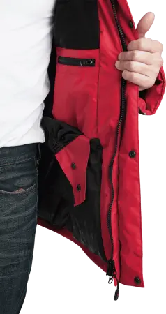Куртка ДИКСОН зимняя (красный/чёрный)