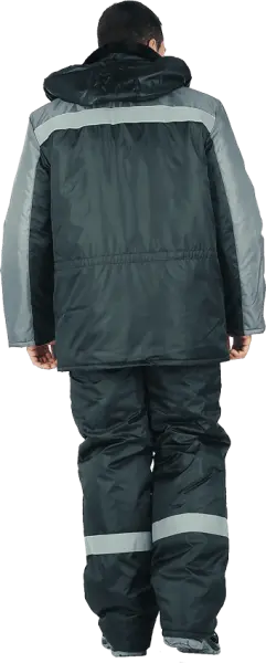 Куртка РЕГИОН зимняя (черный/серый)