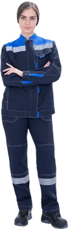 Костюм РАЦИОНАЛИЗАТОР женский с БР (синий/василек)