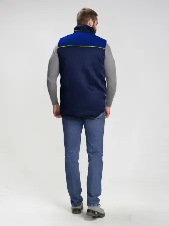 Жилет ФЛОФТ зимний (т.синий/васильковый)