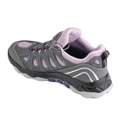 Полуботинки ЛИДЕР WG9-17-MNT-3 ПУ-Резина женские (серо-лиловый)