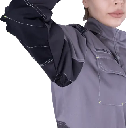 Куртка ЭДВАНС женская (серый/т.серый/черный)